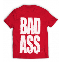 BAD ASS® T-SHIRT DOUBLE NECK 01 RED